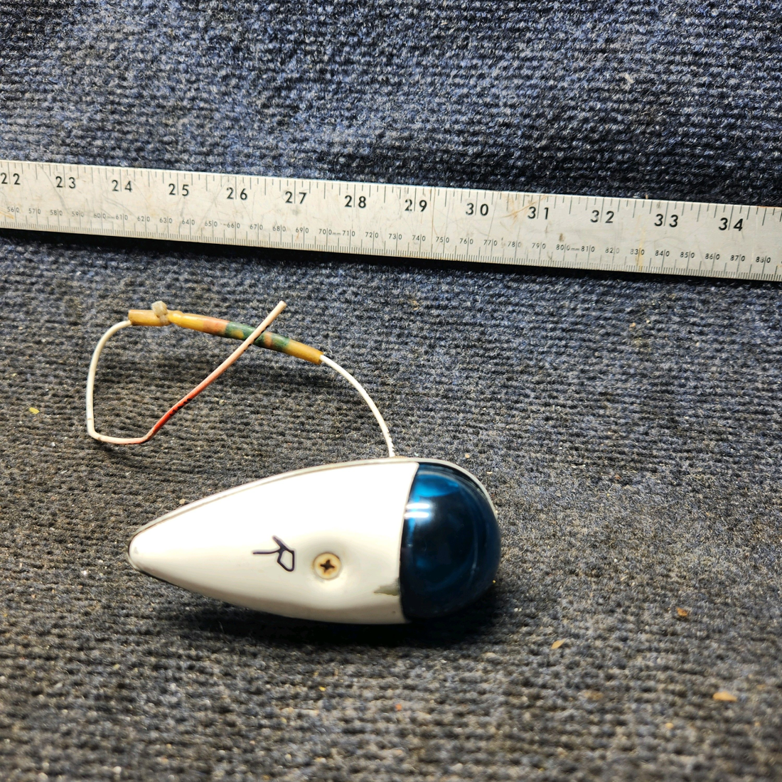 Used aircraft parts for sale, 35-361702-4 Beechcraft 35-33 Position Light Assembly RH (12V, Green)
