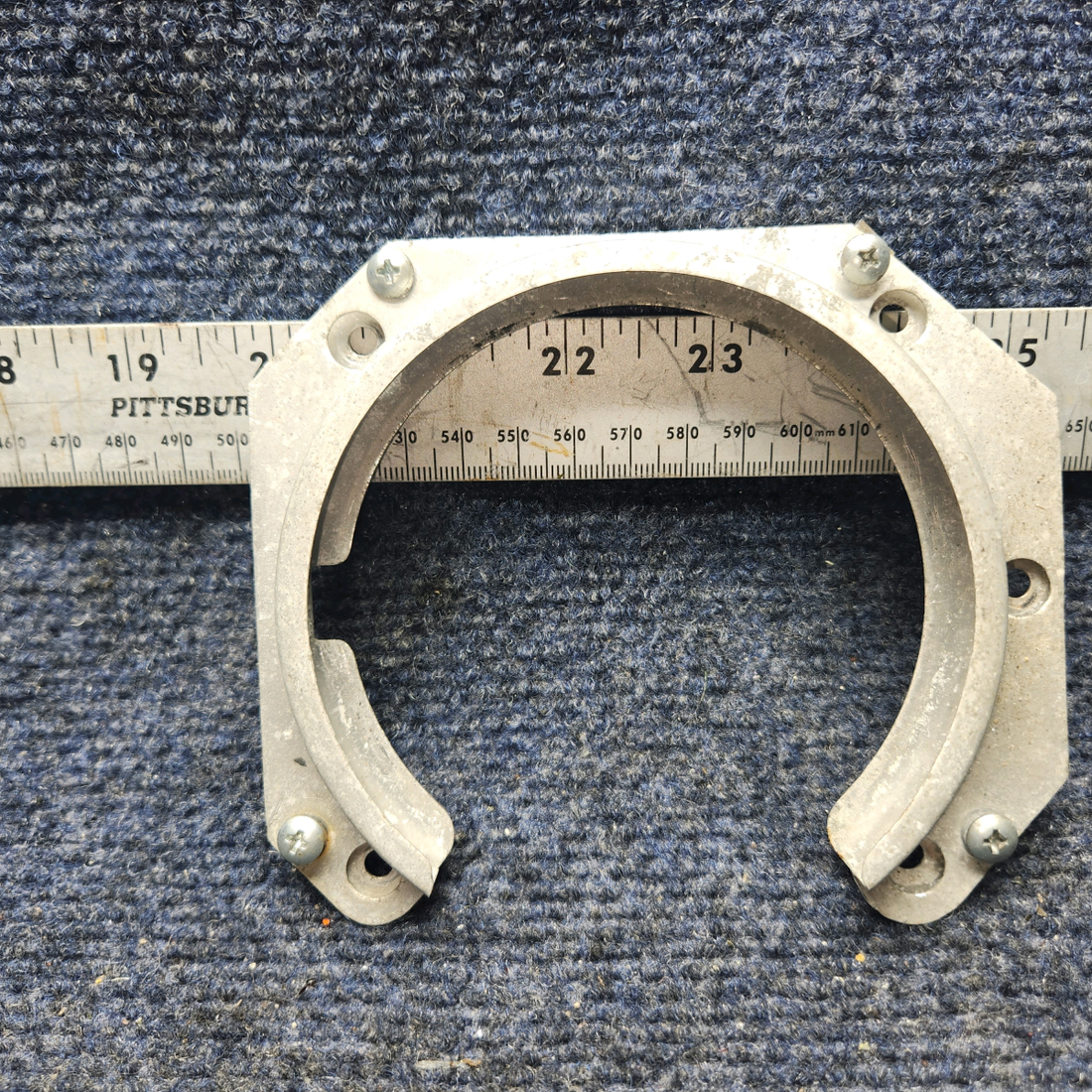 Used aircraft parts for sale, 0423542-6 Cessna C-150J Landing Light Bracket Assembly