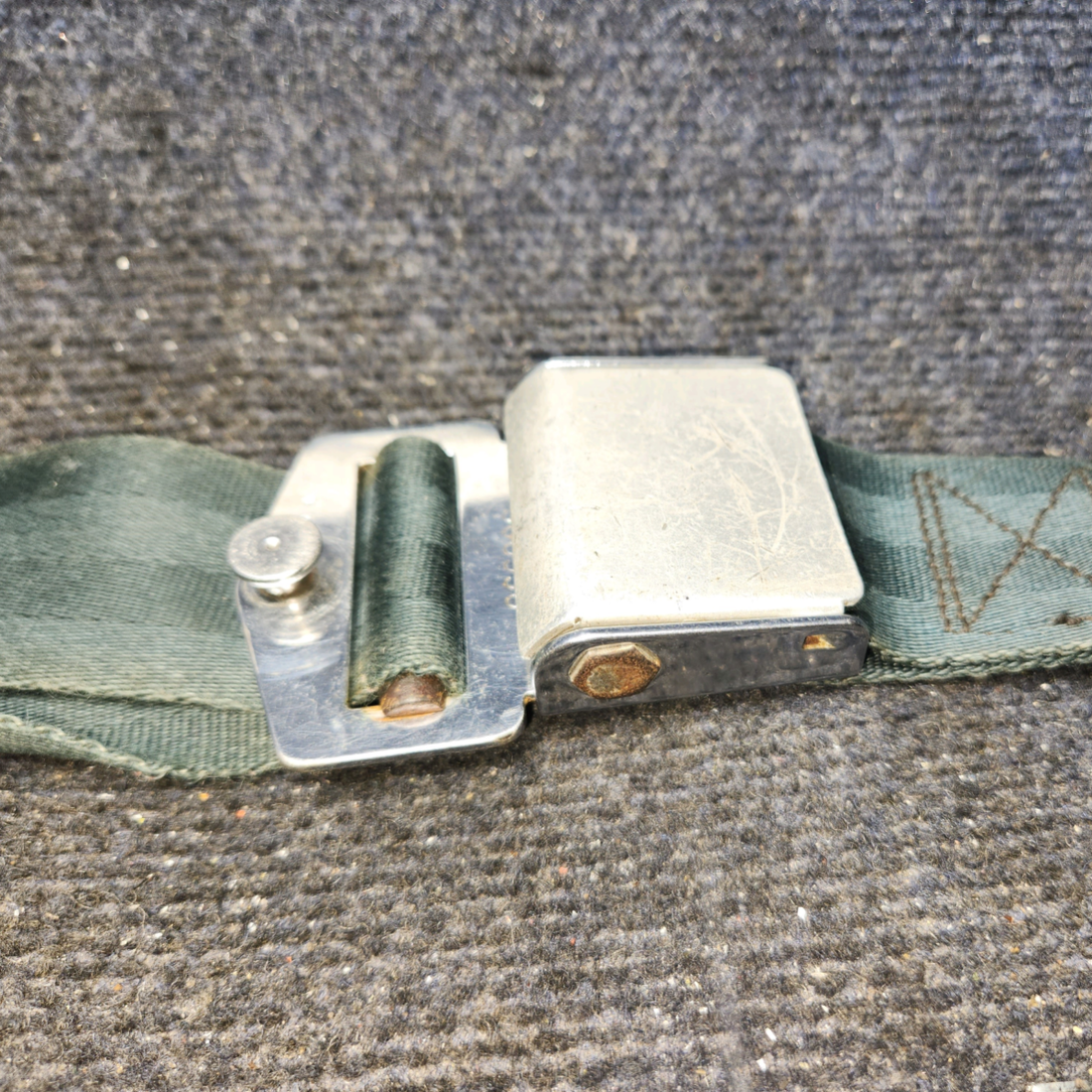 Used aircraft parts for sale, 449965-421-2264 AM-Safe 9600-22 Piper PA28-161 Seatbelt Assembly Missing Tag