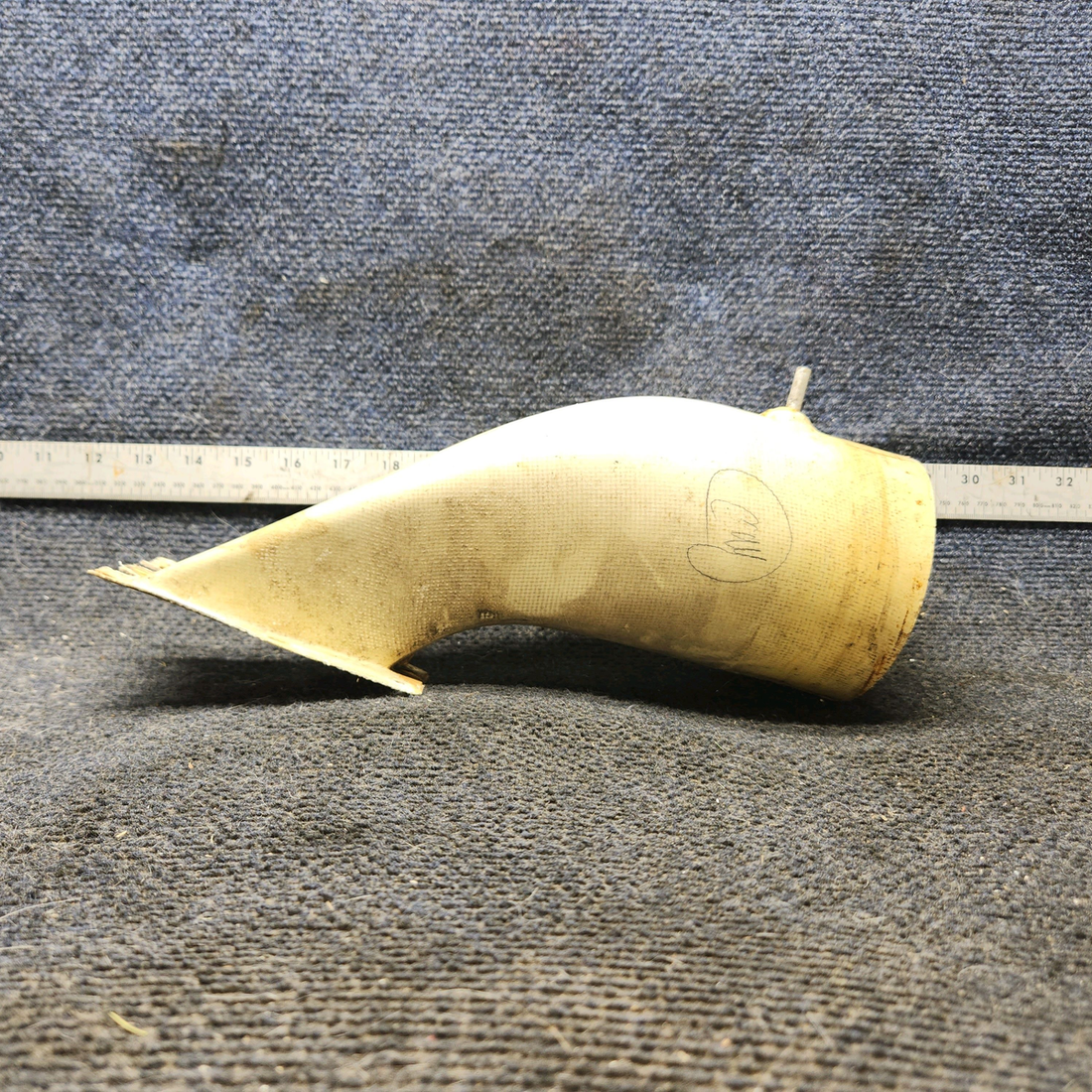 Used aircraft parts for sale, 79271-000 piper PA-28-181 Lower Air Duct Fitting Assembly