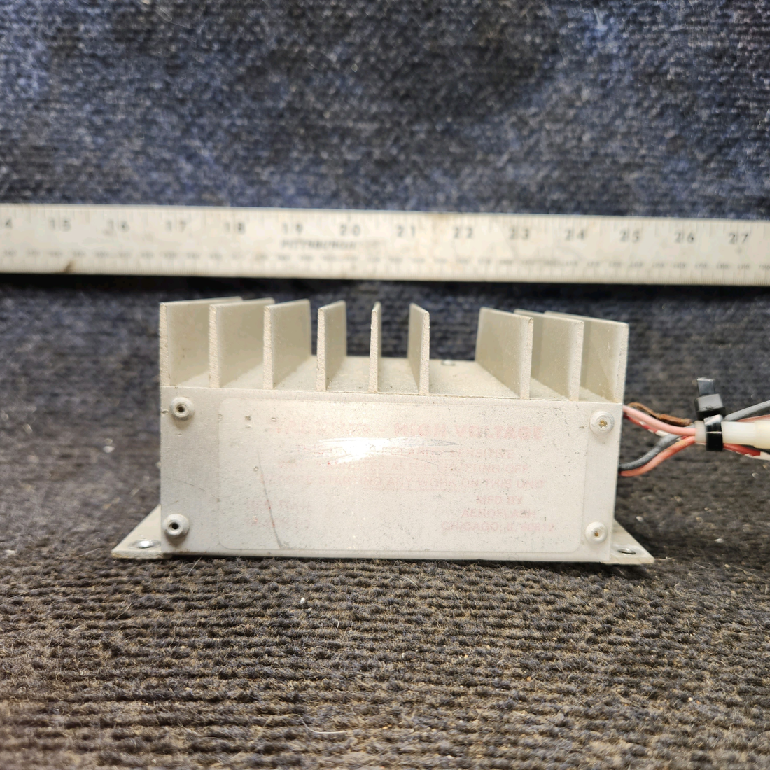 Used aircraft parts for sale, 152-0007 Aeroflash cessna 172N Signal Power Supply (Volts: 12-14)
