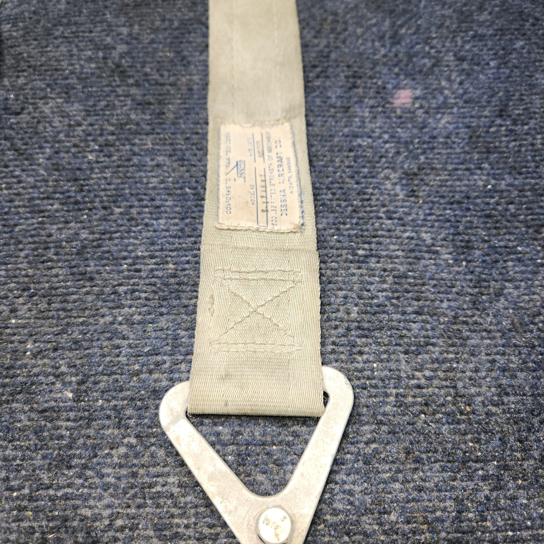 Used aircraft parts for sale, S-1746S2 CESSNA 172K PILOT OR CO-PILOT SEAT BELT ASSEMBLY - BEIGE