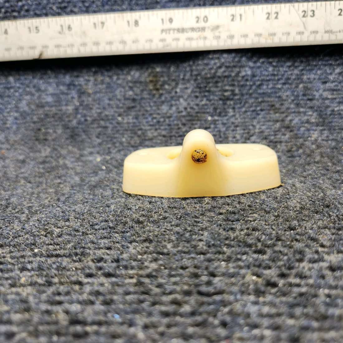 Used aircraft parts for sale, 169-524050 Beechcraft A23A Musketeer Custom III CONTROL COLUMN SUPPORT BEARING - HAS CRACK SEE PHOTOS FOR DETAIL.