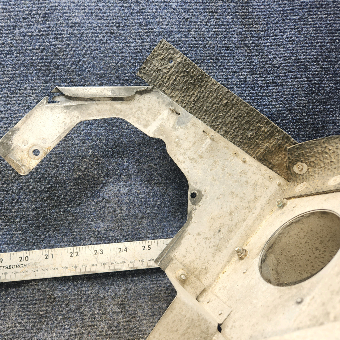 Used aircraft parts for sale, 63616-009 Lycoming PIPER PA28-140 Rear Engine Baffle - RH