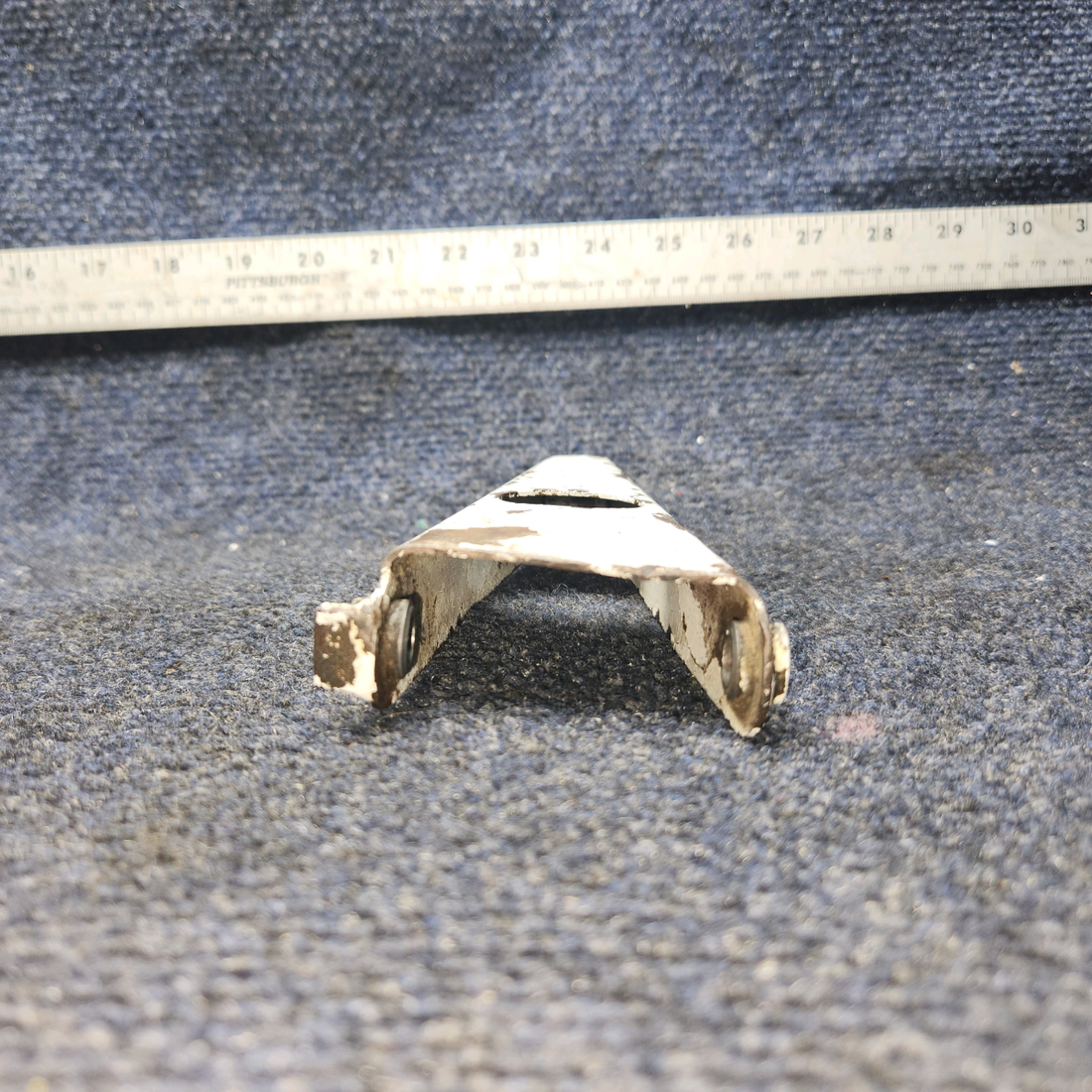 Used aircraft parts for sale, 13074-02 Piper PA28-140 Nose Gear Upper Torque Scissor Link Assy