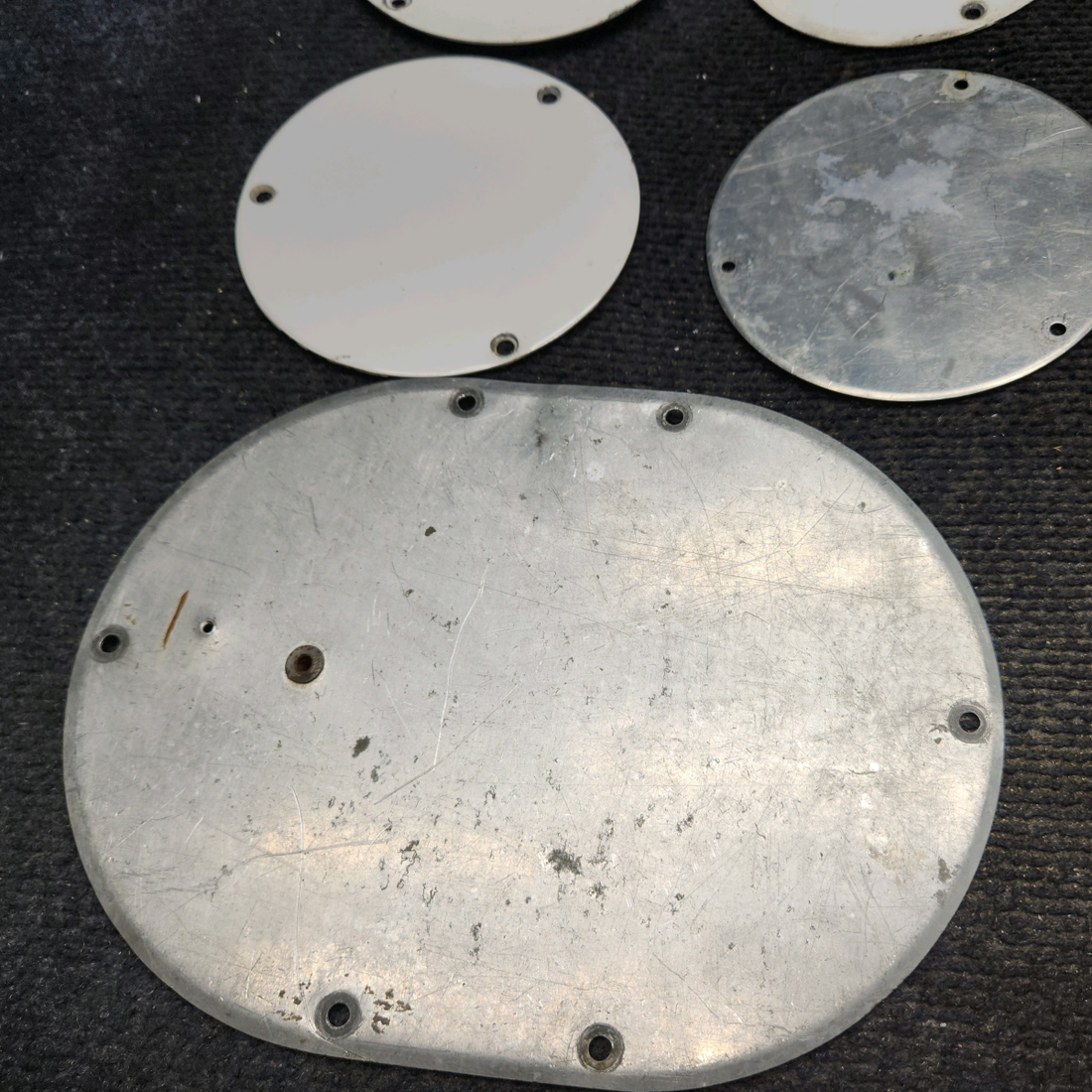 Used aircraft parts for sale, S225-1, S225-2, S225-3 Cessna C175 Lot of Different Plate Covers