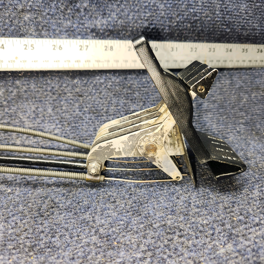 Used aircraft parts for sale, 22463-000 PIPER PA-24-250 Cabin Air Control Assembly W/ Cables