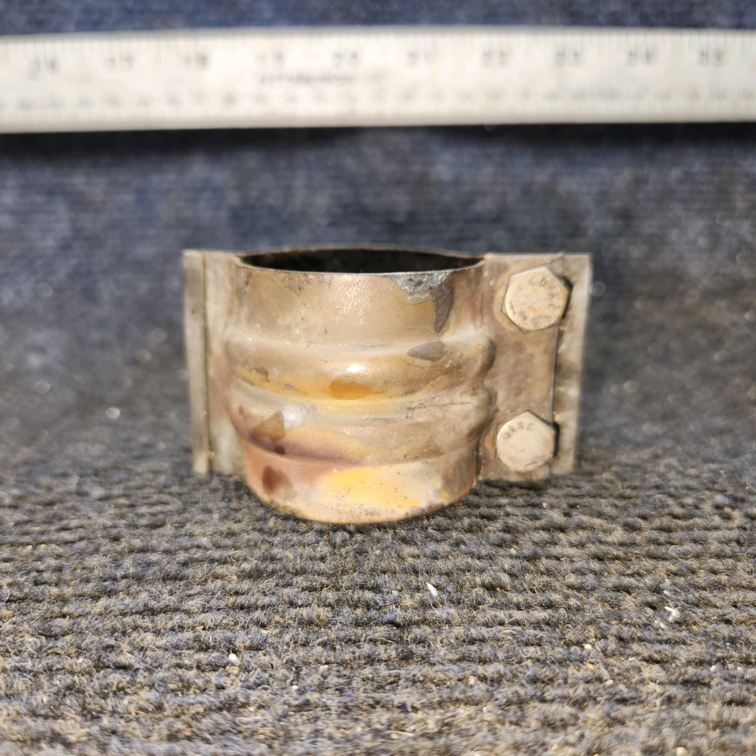 Used aircraft parts for sale, 0550176-50 Cessna 172E Exhaust Clamp Assy