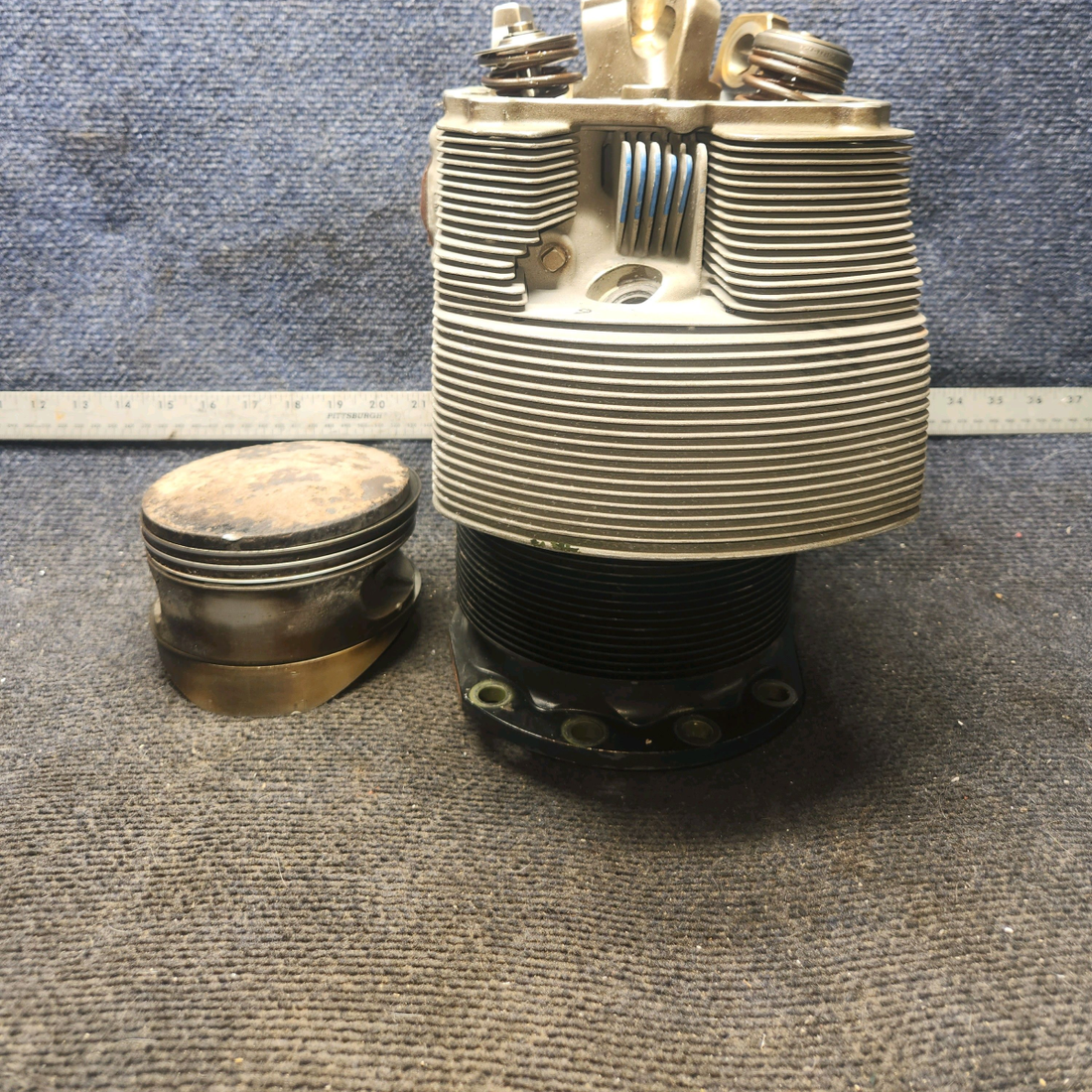 Used aircraft parts for sale, SA47000S-A1 Superior O-470 Cessna 182G Engine Cylinder