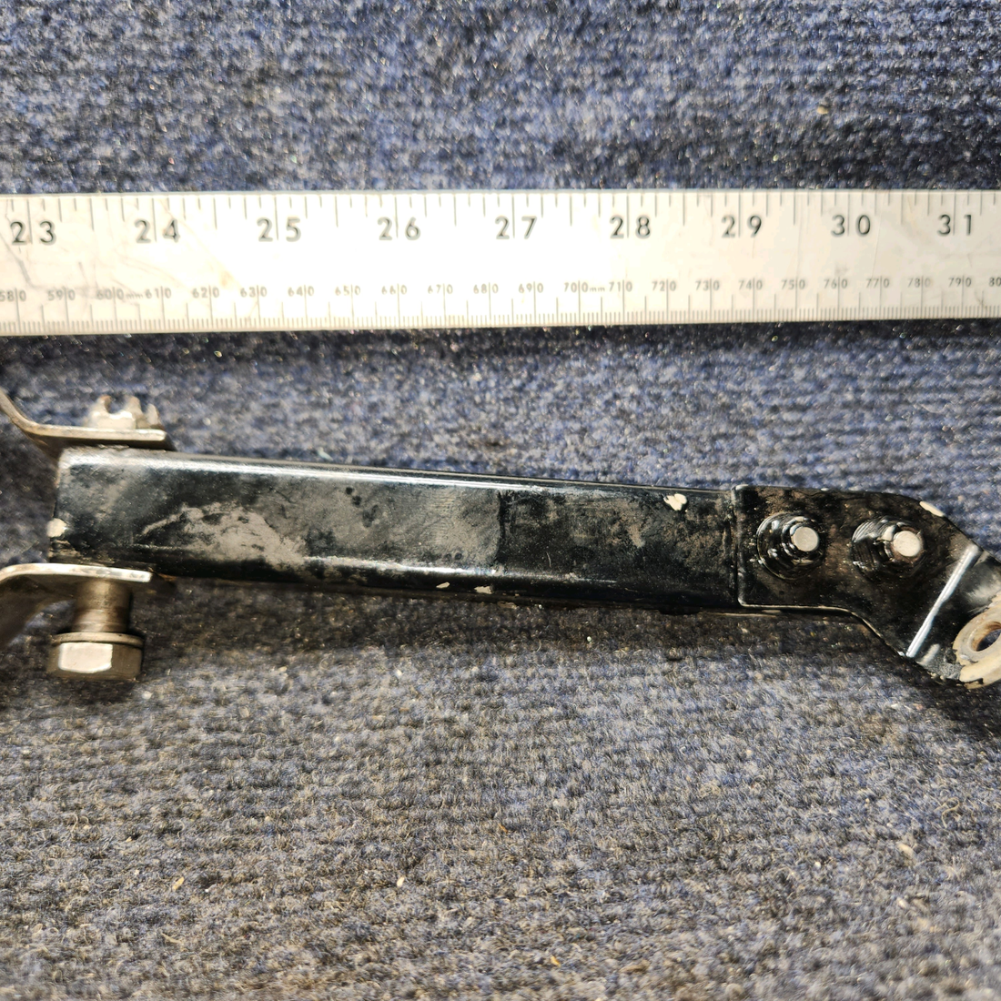 Used aircraft parts for sale, 96-950002-73 BEECHCRAFT 95-55B Exhaust Channel with Clamp/Bracket