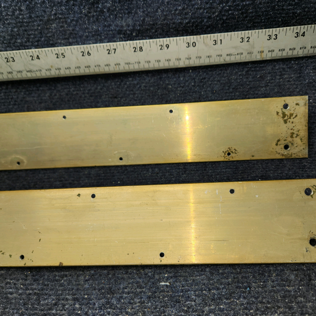 Used aircraft parts for sale, 2414002-2 Cessna 172RG Seat Rail R/H Outboard and Inboard- Copilot -Pair