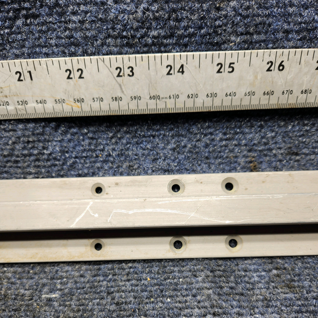 Used aircraft parts for sale, 33-534031-31 Beechcraft F33A SIDE SEAT TRACK / REAR INDBOARD OR OUTBOARD