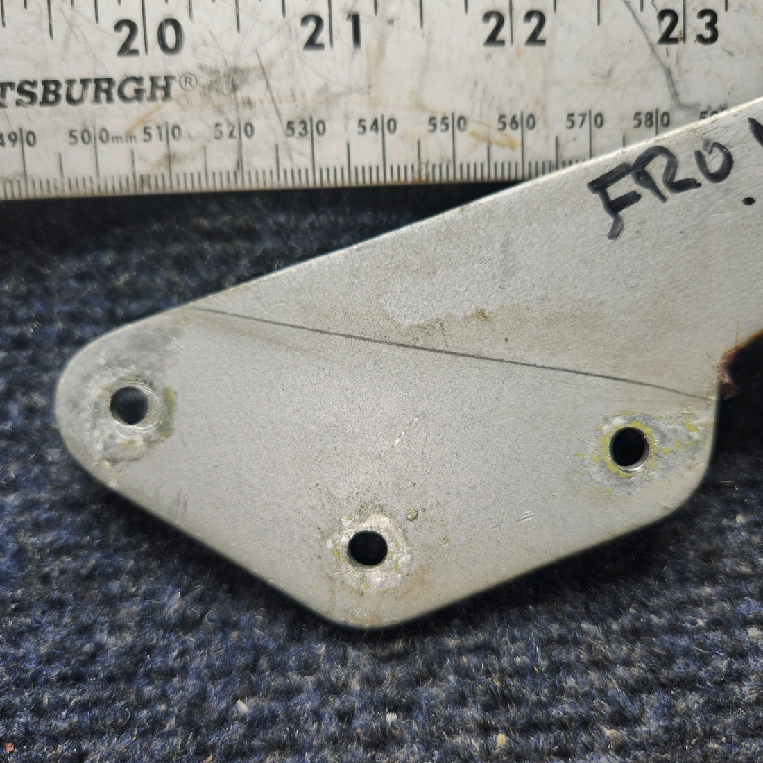 Used aircraft parts for sale, 002-410055-37 Beechcraft BEECHCRAFT 95-55B Nose Baggage Door Hinge Assembly