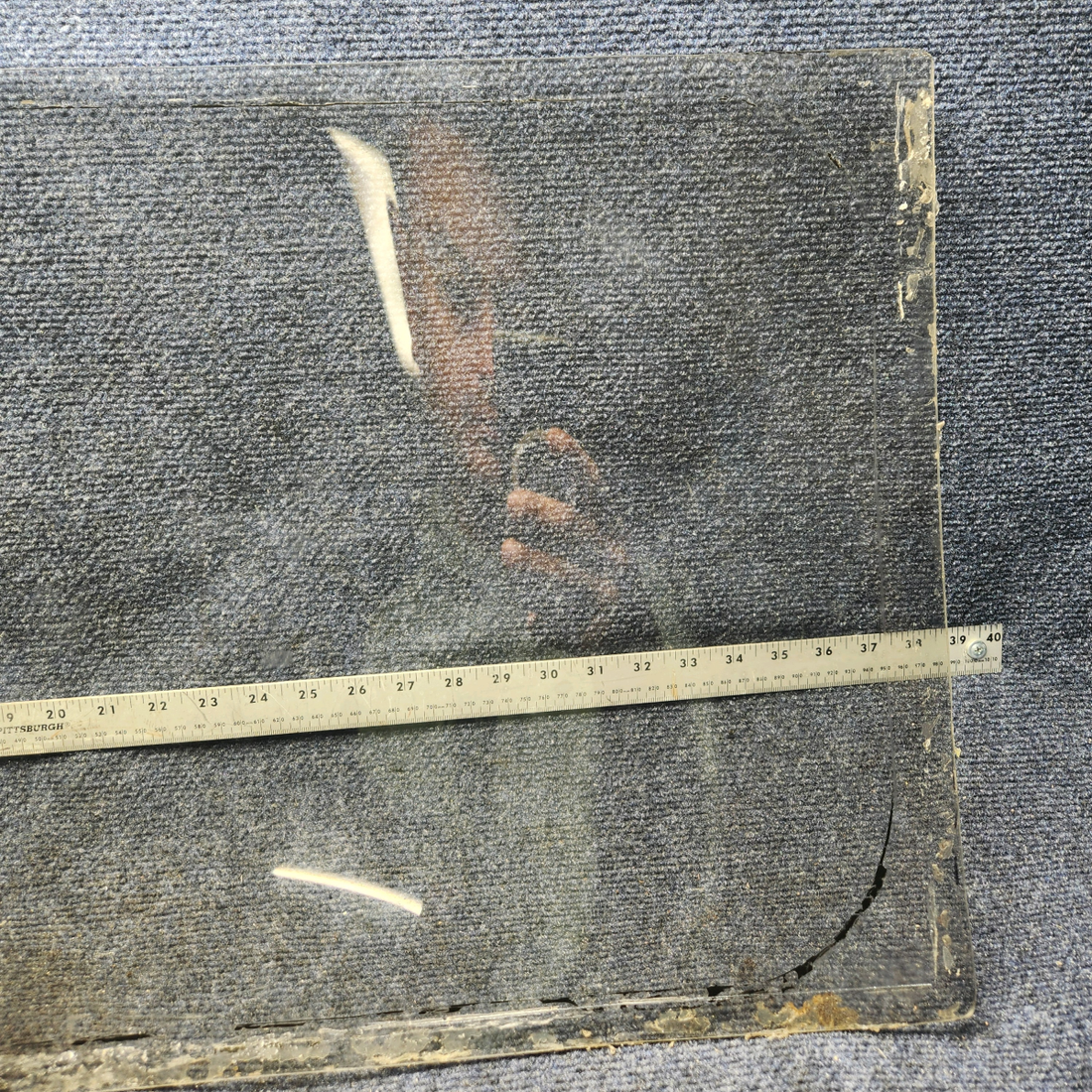 Used aircraft parts for sale, 65826-005 PIPER PA28-161 Warrior III WINDOW FRONT LEFT ASSEMBLY W/ STROM WINDOW