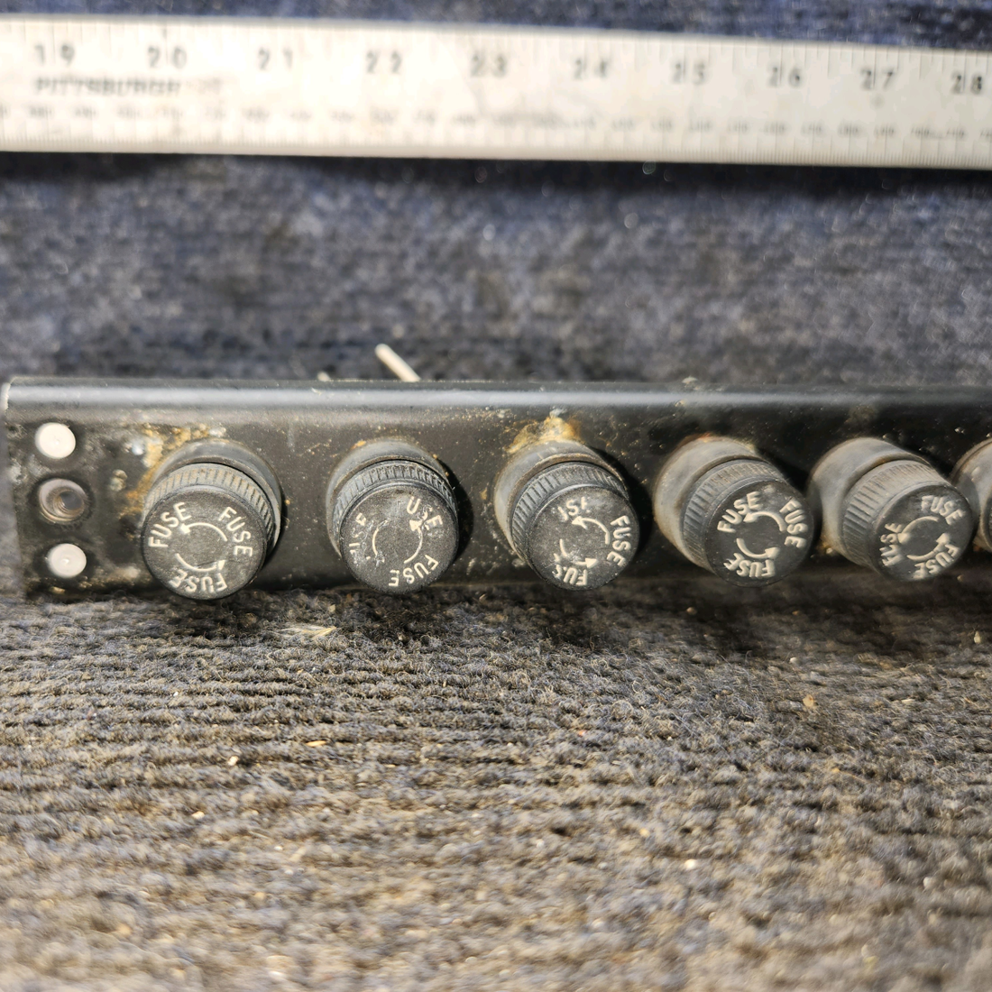Used aircraft parts for sale, 63868-000 Piper PA-28-140 Fuse Holder Channel Assembly