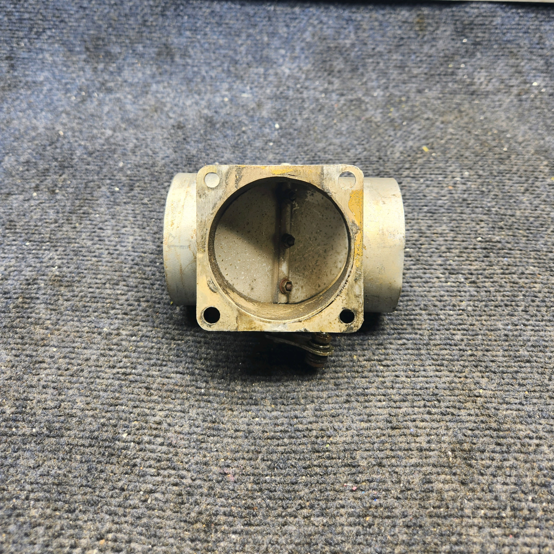 Used aircraft parts for sale, 169-910027-27 Beechcraft A23A Musketeer Custom III CABIN HEAT VALVE WELD ASSEMBLY