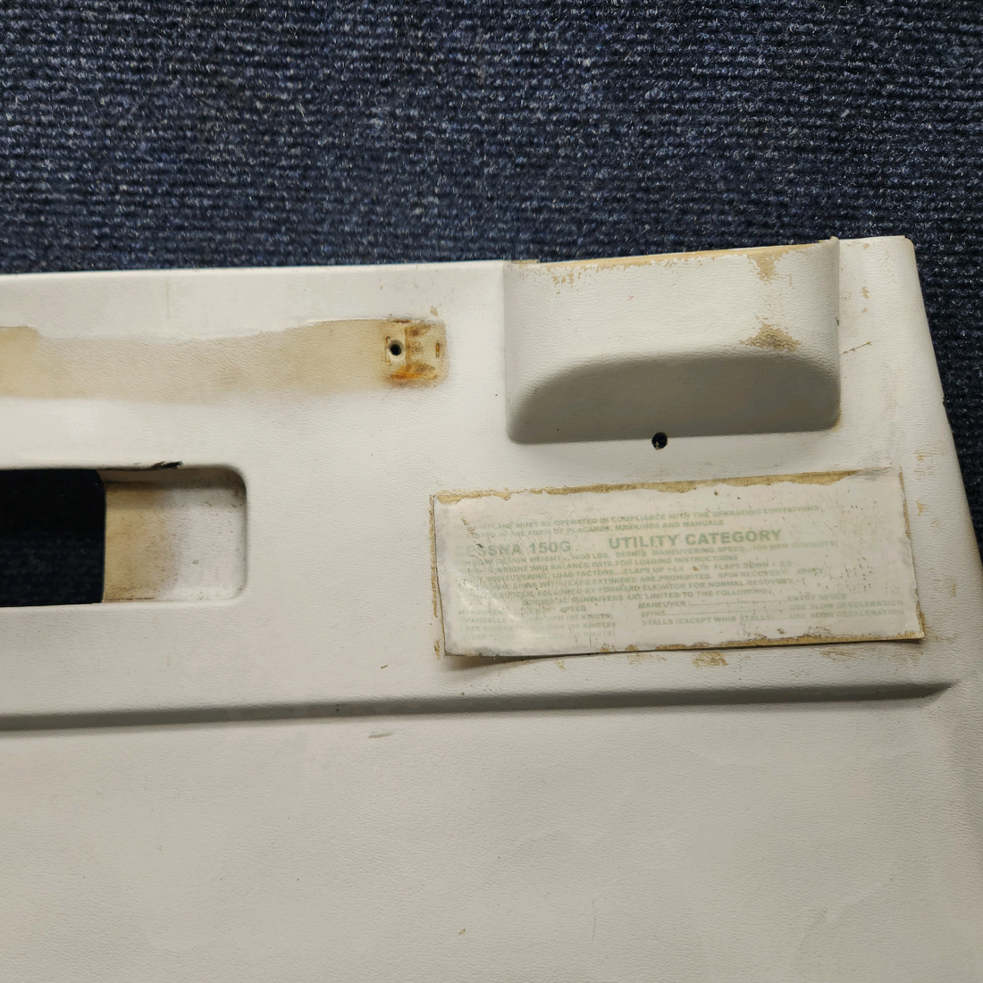 Used aircraft parts for sale, 0400128-3 cessna 150G Door Panel - LH