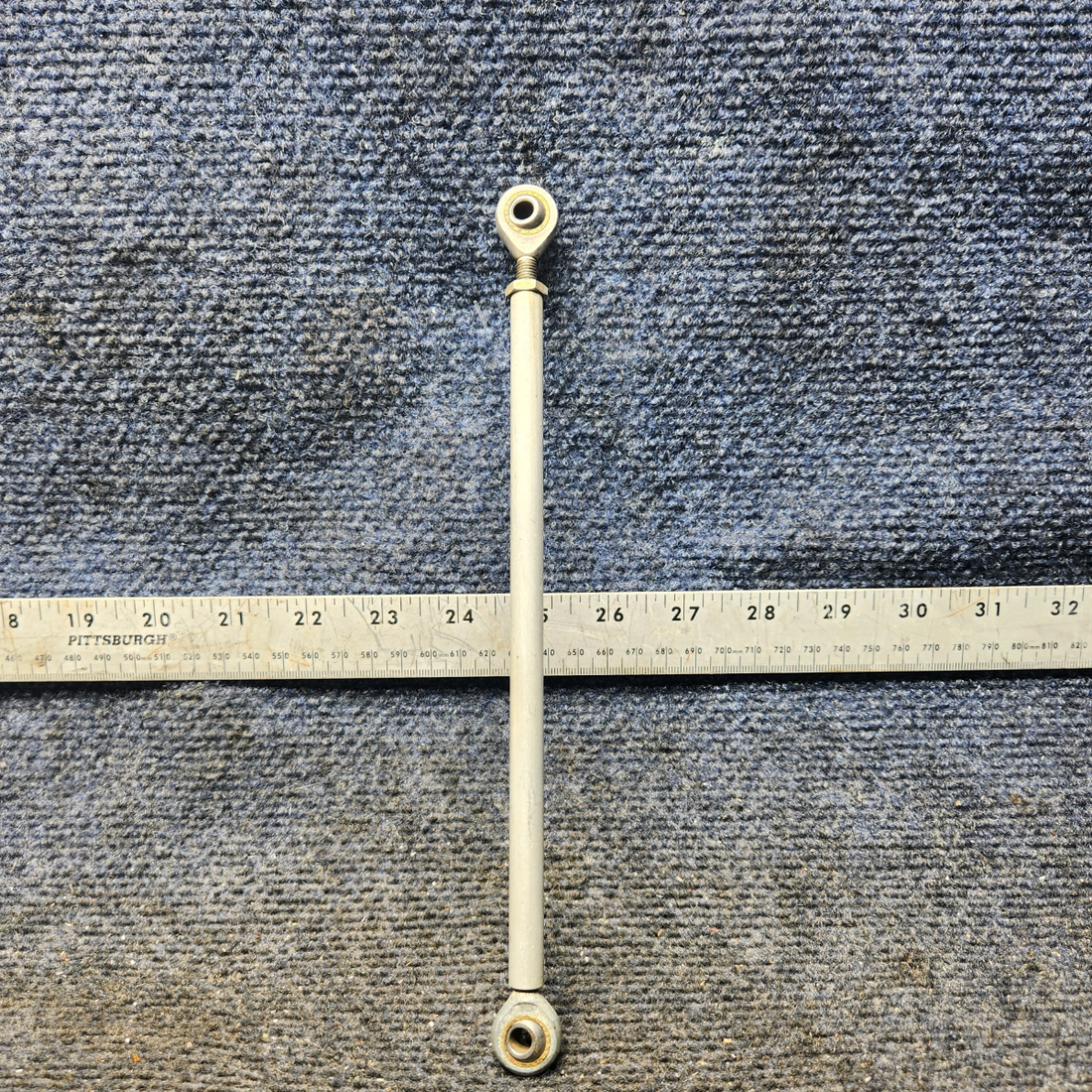 Used aircraft parts for sale, 169-524013-37 Beechcraft C23 SUNDOWNER Aft Rudder Pedal Interconnect Control Rod Assembly