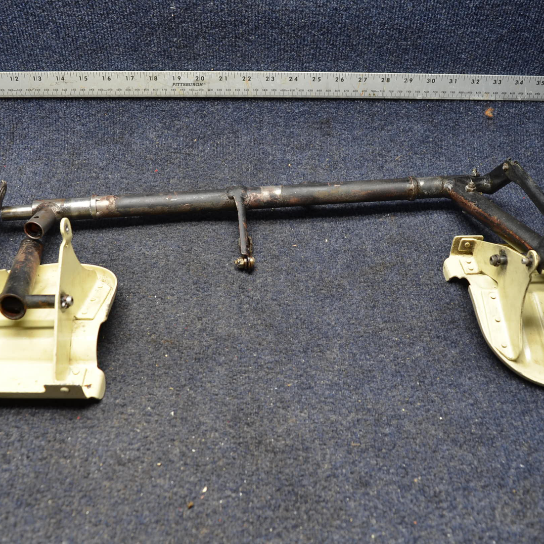 Used aircraft parts for sale, 310453 Cessna C175 EARLIER MODEL CESSNA RUDDER PEDAL ASSY