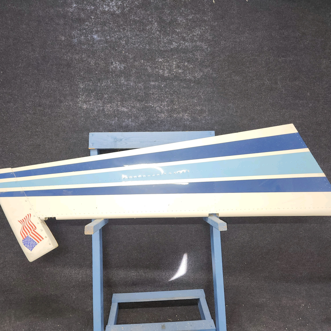 Used aircraft parts for sale, 1231001-5 Cessna 182G Rudder Assembly