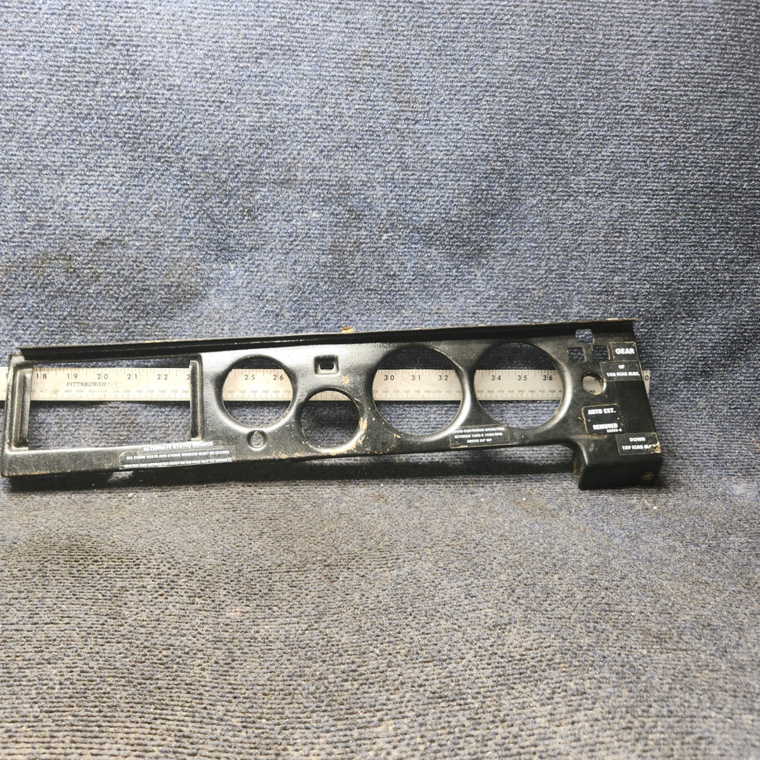 Used aircraft parts for sale, 69817-03 Piper PA32RT-300 Instrument Panel Cover - Lower Left