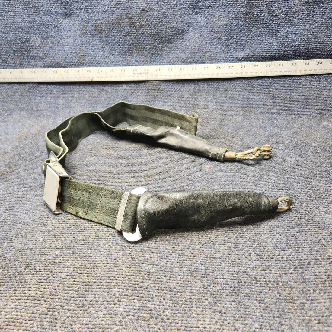 Used aircraft parts for sale, 449968 America Safety Lap Seat Belt Assembly with Boot