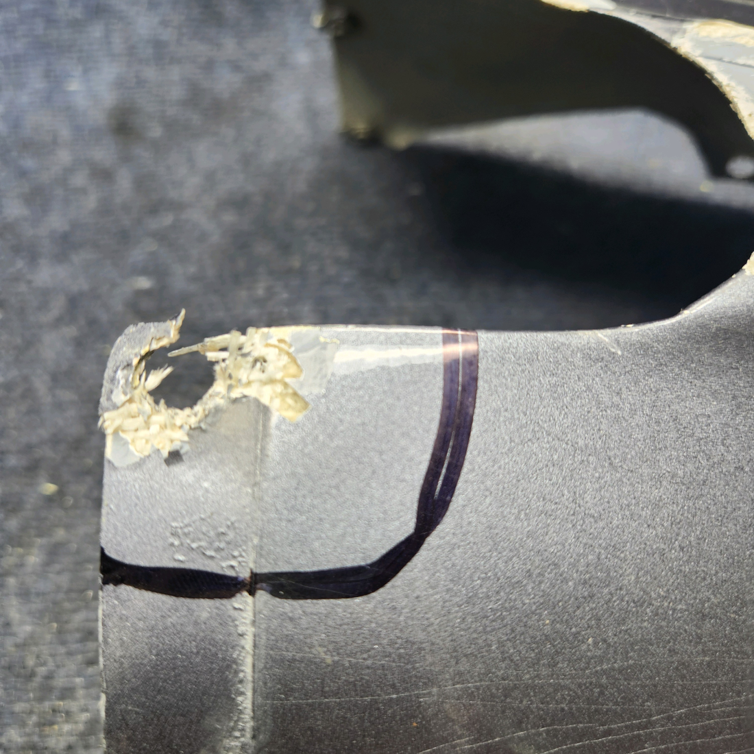 Used aircraft parts for sale, 66822-010 PIPER PA28-161 Warrior III UPPER TAILCONE FAIRING HAS TWO BROKEN HOLES