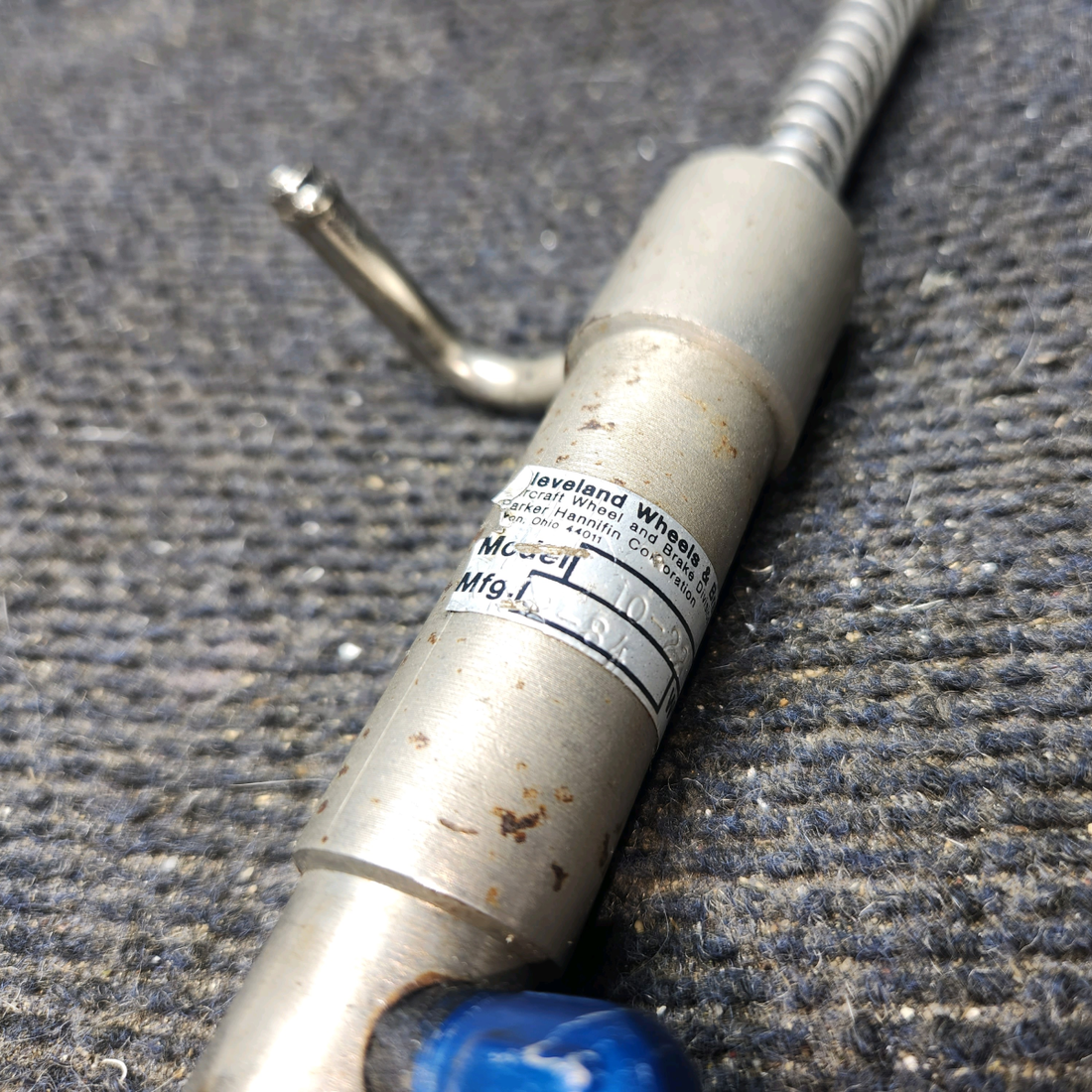 Used aircraft parts for sale, 455-938 Cleveland 10-22 piper PA-28-181 Master Cylinder Assembly