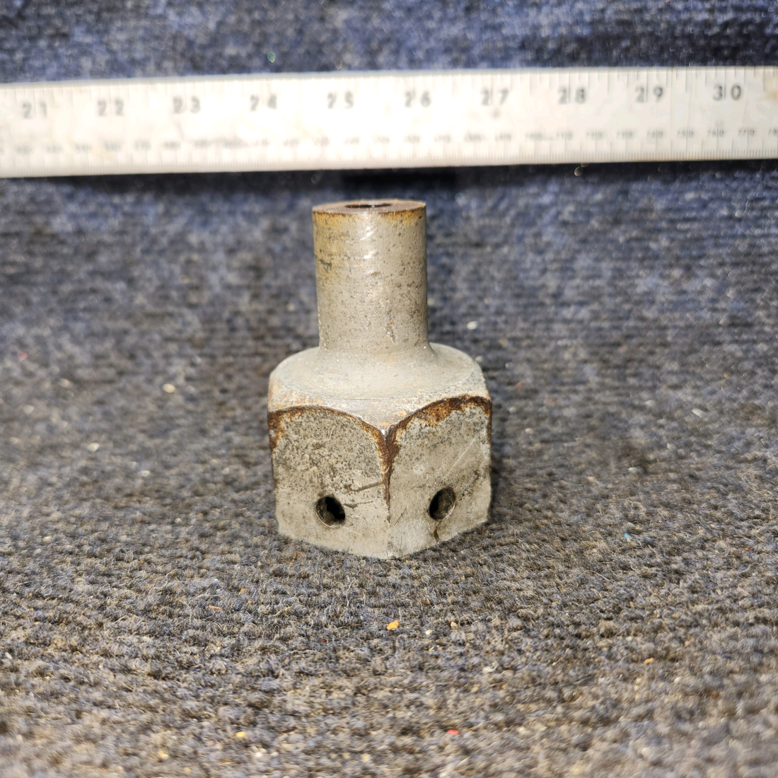 Used aircraft parts for sale, 0441130-2 Cessna 172 Main Gear Axle Fairing Nut (Length: 2.375")