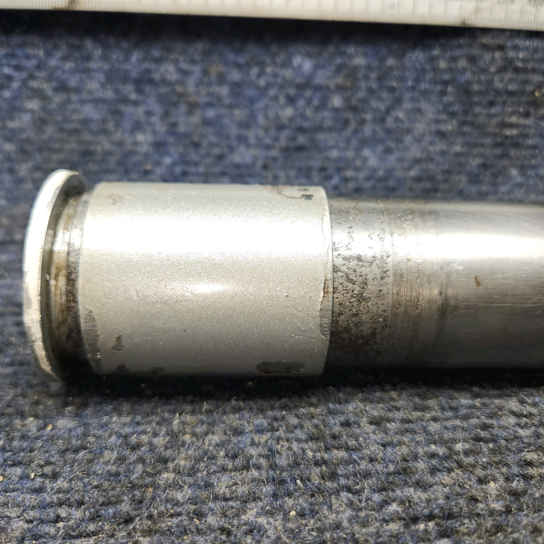 Used aircraft parts for sale, 86062-086 / 20825-000 PIPER PA-24-250 Landing Gear Wheel Axle Tube Assembly w Spacers & Ferrules