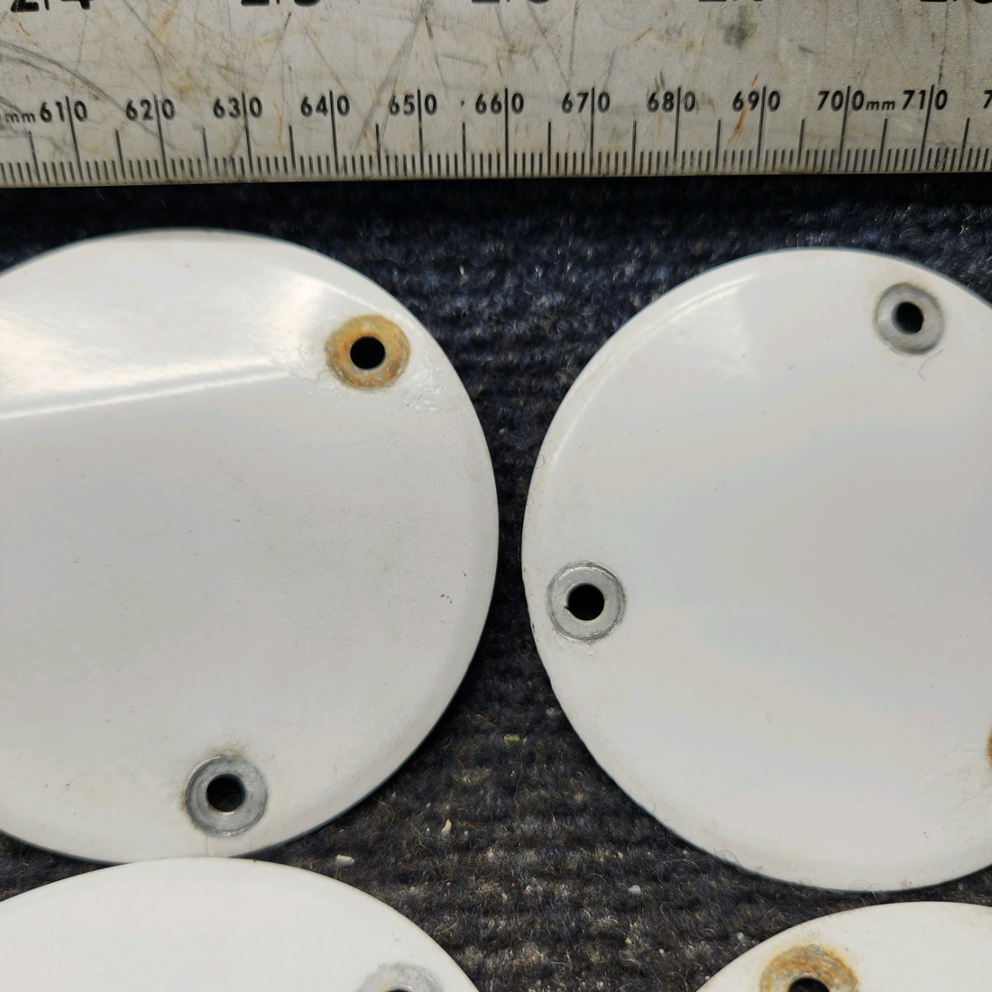Used aircraft parts for sale, S225-3 Cessna 172E Flap Inspection Cover Plate - Set of 4