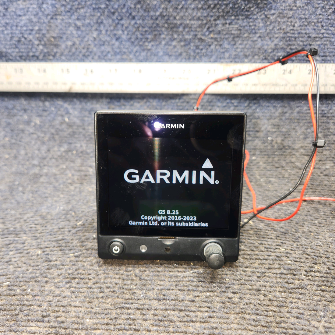 Used aircraft parts for sale, 011-03809-00 Garmin G5 cessna 172k Primary Attitude Display with Connector