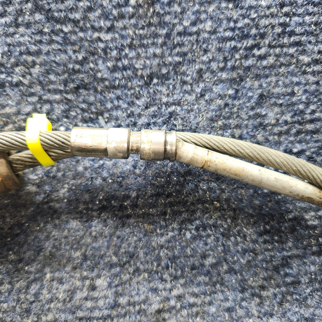 Used aircraft parts for sale, 169-380084-9 Beechcraft C23 SUNDOWNER Throttle Control Cable Assy 45"