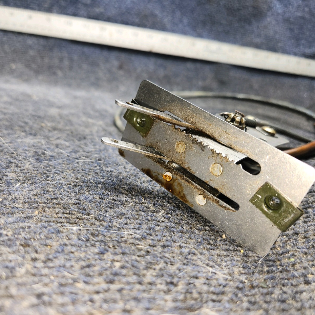 Used aircraft parts for sale, 66980-000 piper PA-28-181 Cabin Heat Control Assembly w/ Cables