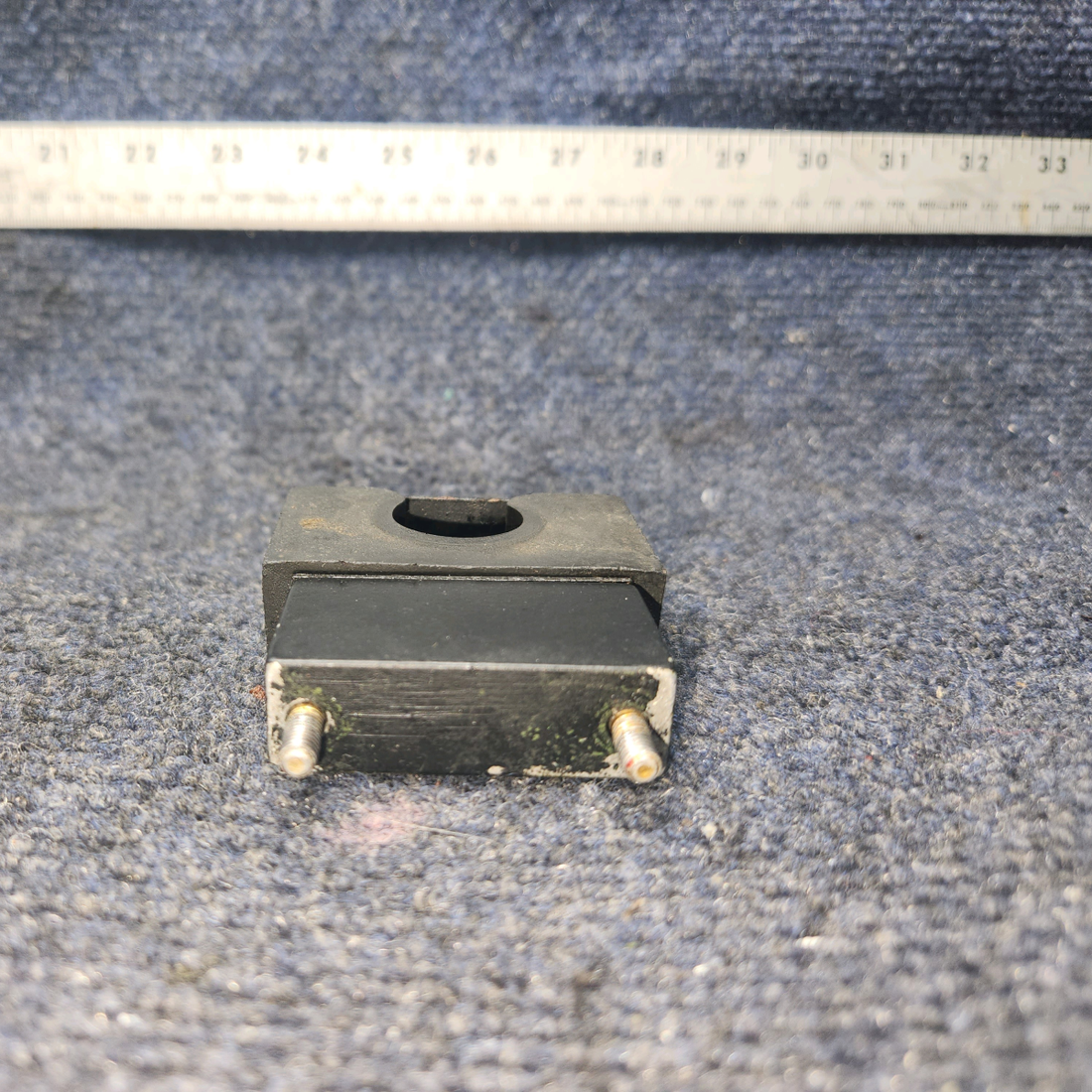 Used aircraft parts for sale, 63456-000, 65050-000, 63455-000 Piper PA28-140 Rudder Bar Support Block