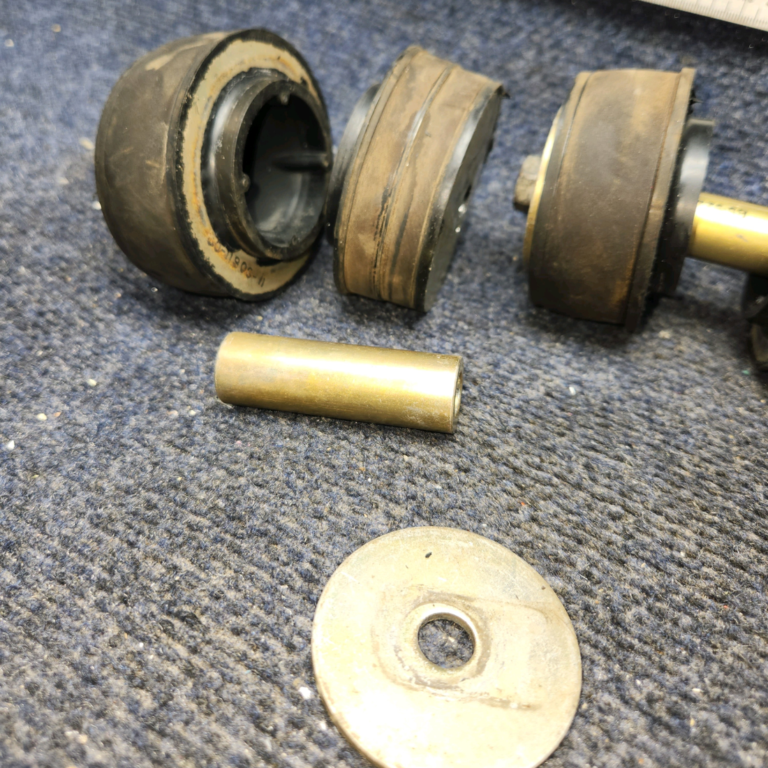 Used aircraft parts for sale, 94011-02, 94011-20 Barry Piper PA28-140 Engine Mounts Set