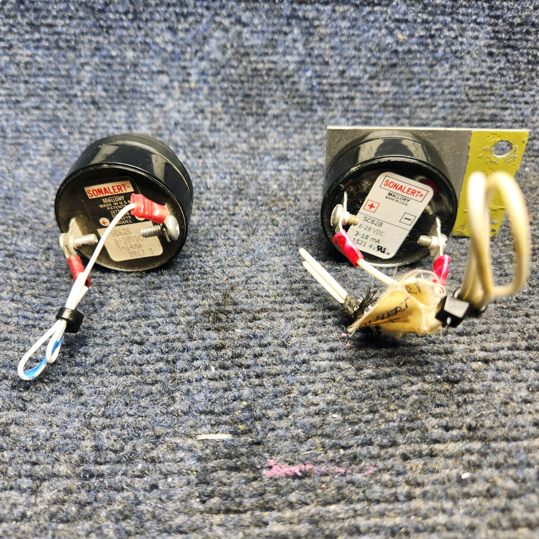 Used aircraft parts for sale, SC628P- Beechcraft F33A MALLORY SONALERT WARNING HORN"PRICE PER EACH"