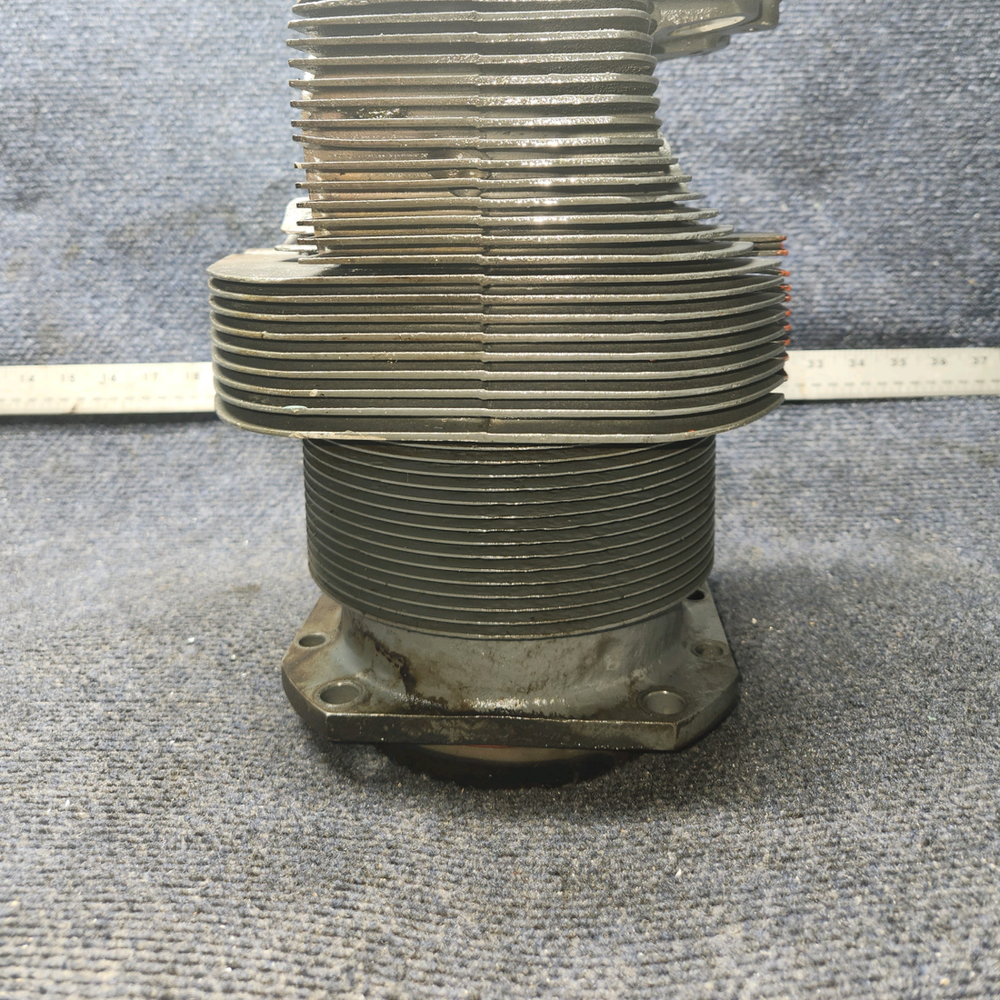 Used aircraft parts for sale, LW-12416 Lycoming O-320-D2A Piper PA28-140 Cylinder Wide Deck Chrome with High-Compression Piston