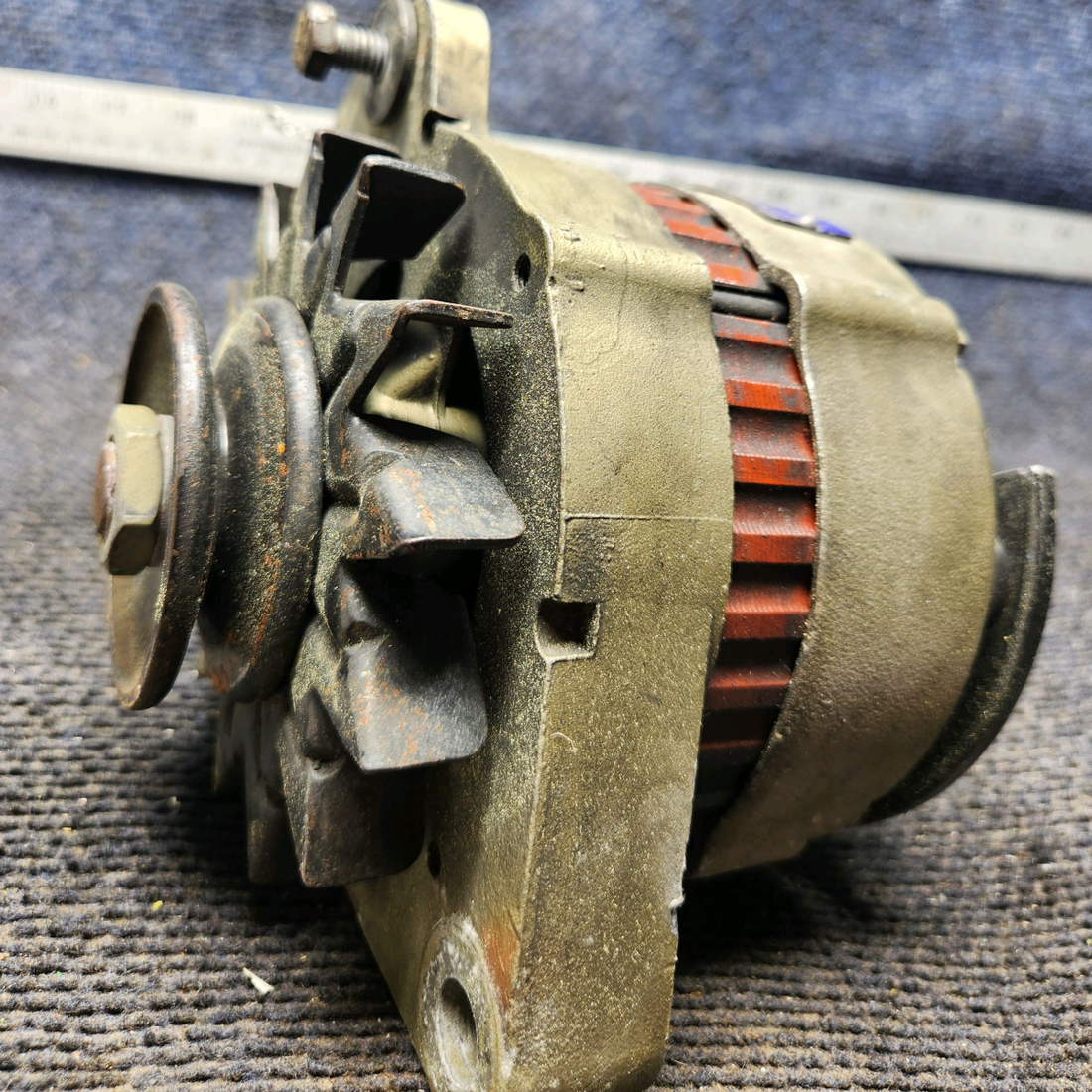 Used aircraft parts for sale, 015-01237 AeroTech Beechcraft 35-33 Alternator (12V, 50A)