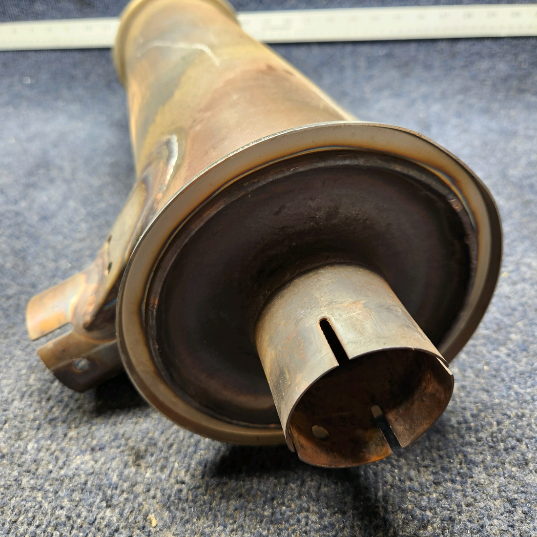 Used aircraft parts for sale, 99482-000 Lycoming  [part_model] PIPER PA28-140 LYCOMING O-320-E2AD MUFFLER ASSEMBLY