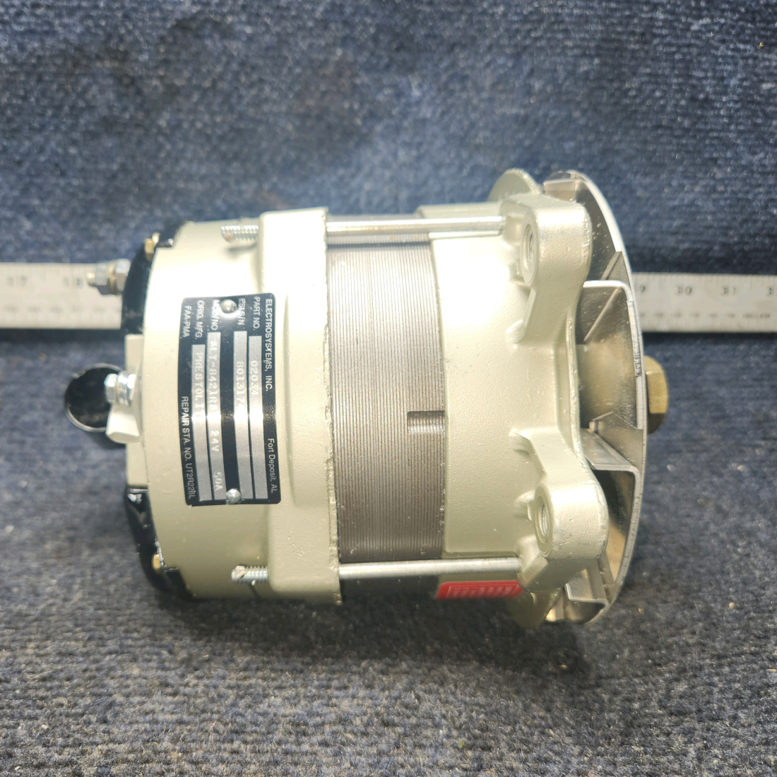 Used aircraft parts for sale, ALT-8521 Prestolite ALT-8421RS Alaternator Assy 24V / 50A