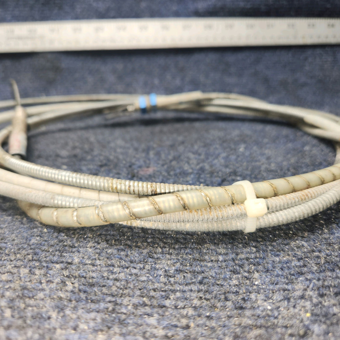 Used aircraft parts for sale, 9864054-1 Cessna Flap Position Indicator Cable 147"
