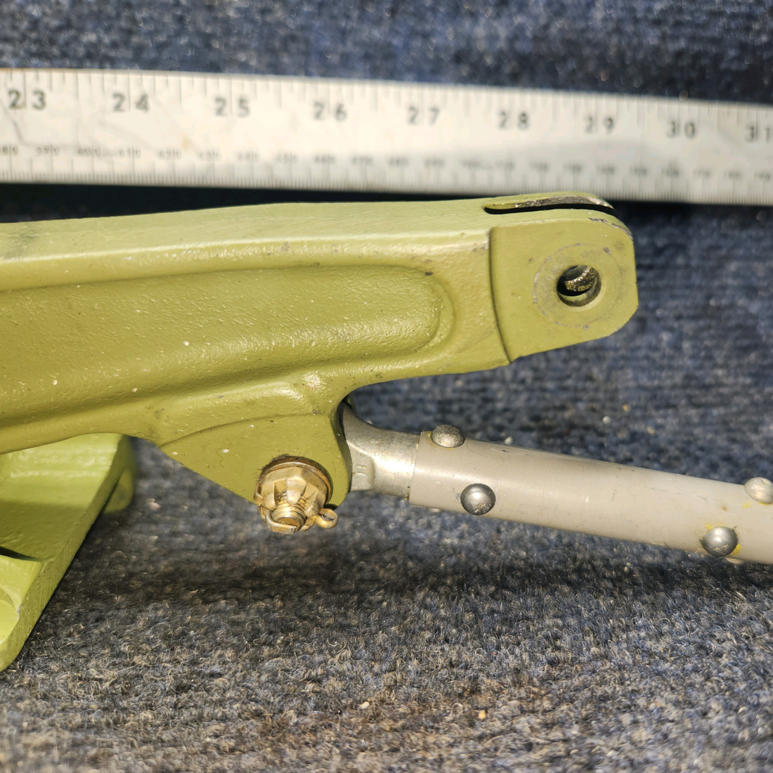 Used aircraft parts for sale, 96-524010-1 BEECHCRAFT 95-55B Bellcrank Rudder Pedal Assembly with Link and Base