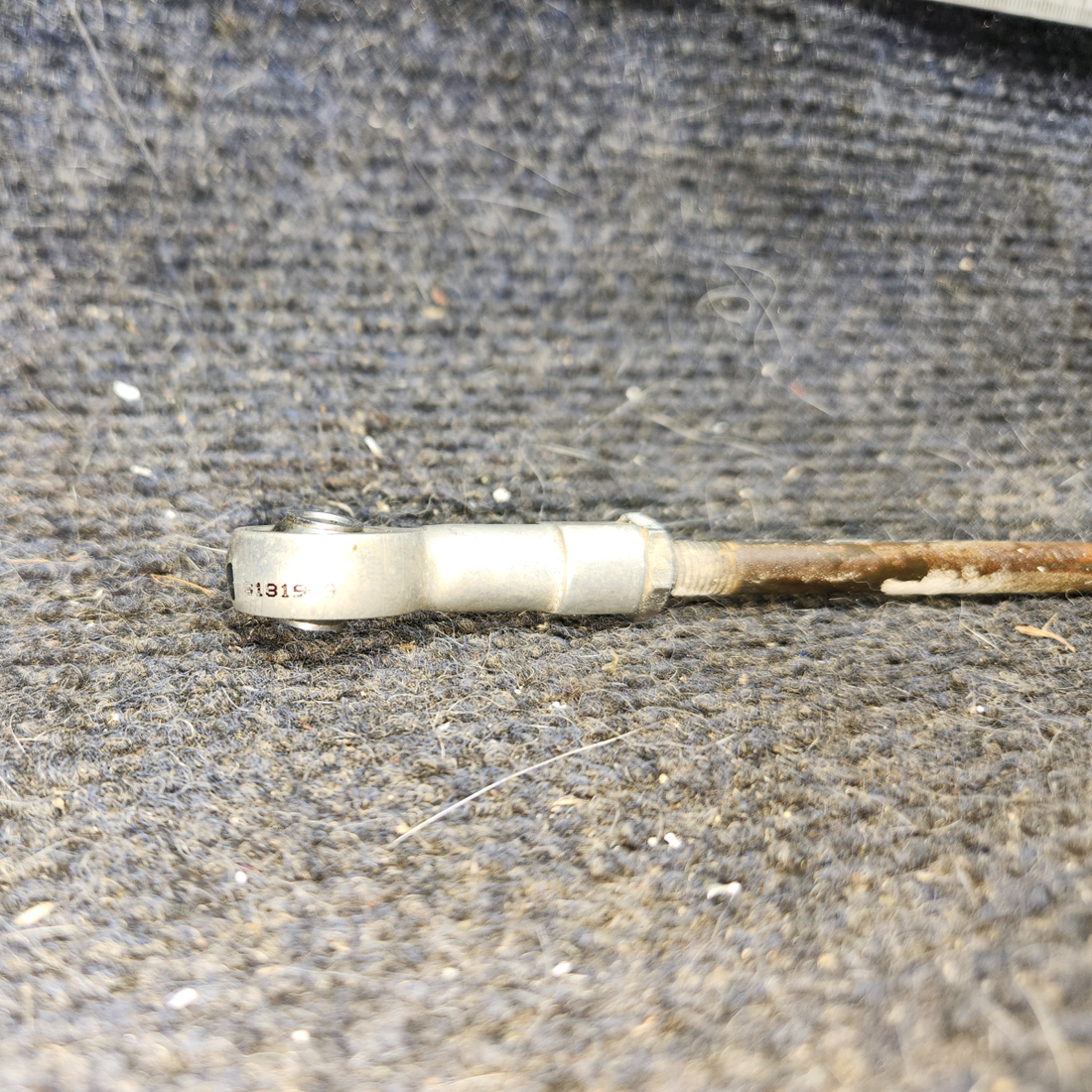 Used aircraft parts for sale, 0523218-2 cessna 150G Aileron Push Pull Rod Assembly