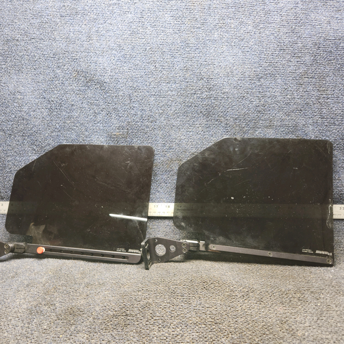Used aircraft parts for sale, RCS-300-1 Rosen Sunvisor Cessna 182G Sun Visor set - LH & RH