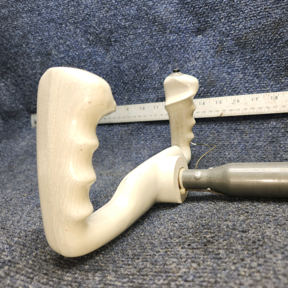 Used aircraft parts for sale, 35-380060-19 Beechcraft A24R Control Yoke LH or RH W/ Tube 1 1/4