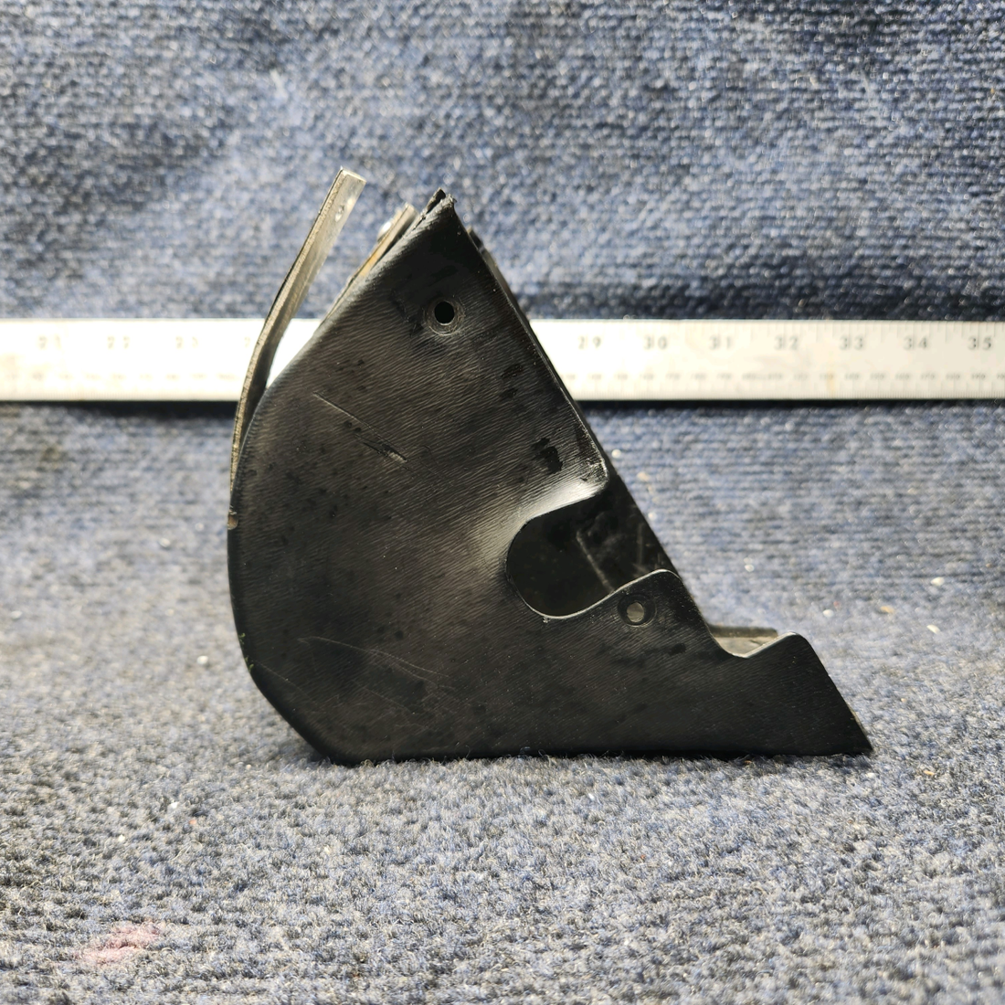 Used aircraft parts for sale, 67232-047 Piper PA28-140 Engine Controls Cover w/ Placard