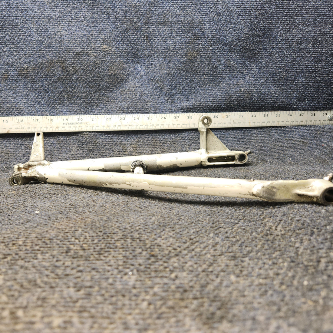 Used aircraft parts for sale, 35-825072 Beechcraft 35-33 Nose Gear V Brace Assembly