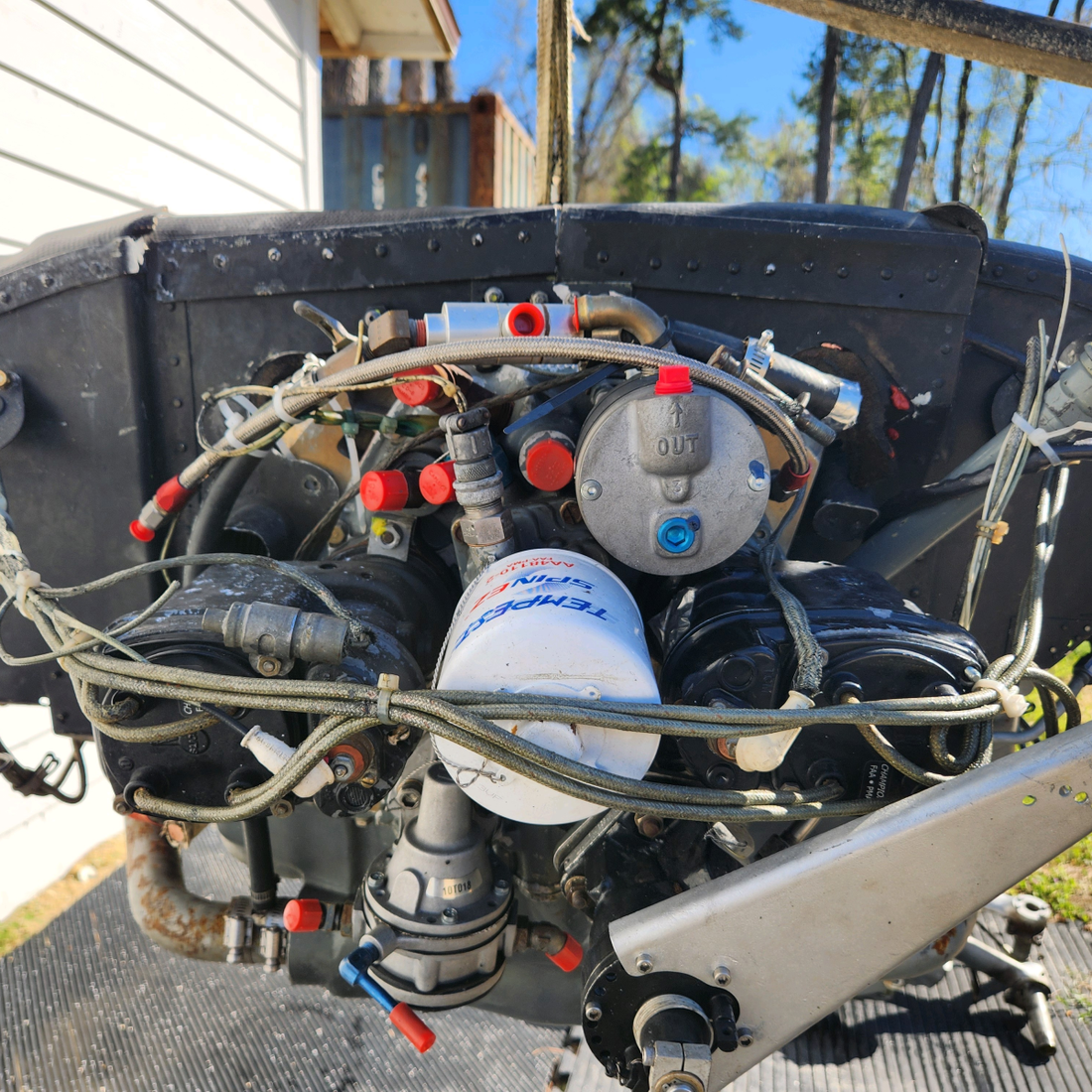 Used aircraft parts for sale, IO-360-A1B Lycoming IO-360-A1B Beechcraft A24R TSMOH 272.41 BY G&N ENGINE  01/2013 HAS PROP STRIKE