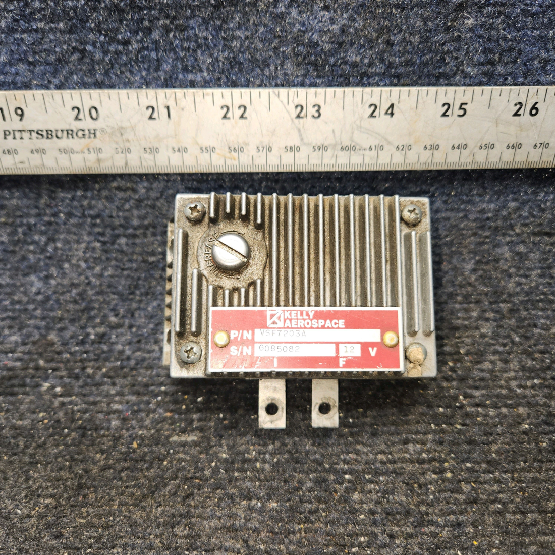 Used aircraft parts for sale, VSF7403A Kelly Aerospace Voltage Regulator (12V)